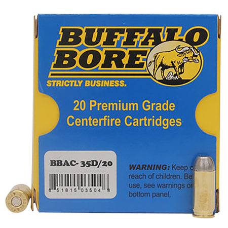 Buffalo Bore .460 Rowland 35D20 Personal Defense Hard Cast Flat Nose 255 Grain