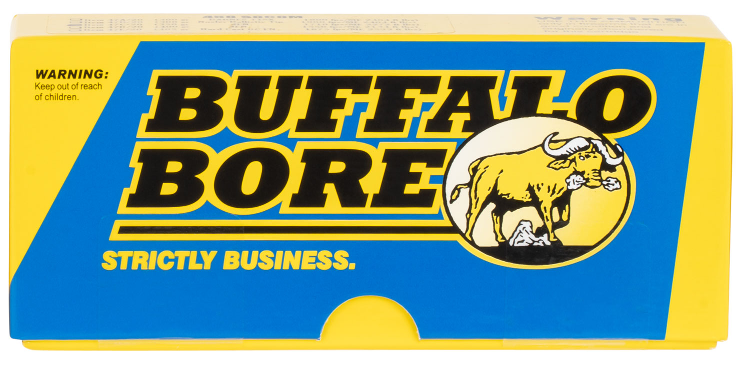 Buffalo Bore .458 SOCOM 47C20 Hunting & Sniping Semi-Jacketed Flat Point 350 Grain