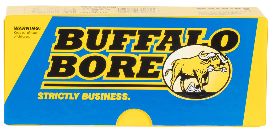 Buffalo Bore .458 SOCOM 47D20 Hunting & Sniping Semi-Jacketed Flat Point 400 Grain
