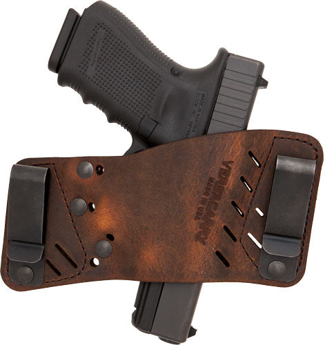 VersaCarry RS S3 Ambi OWB IWB Leather Holster FlexVent Multi Fit Brown
