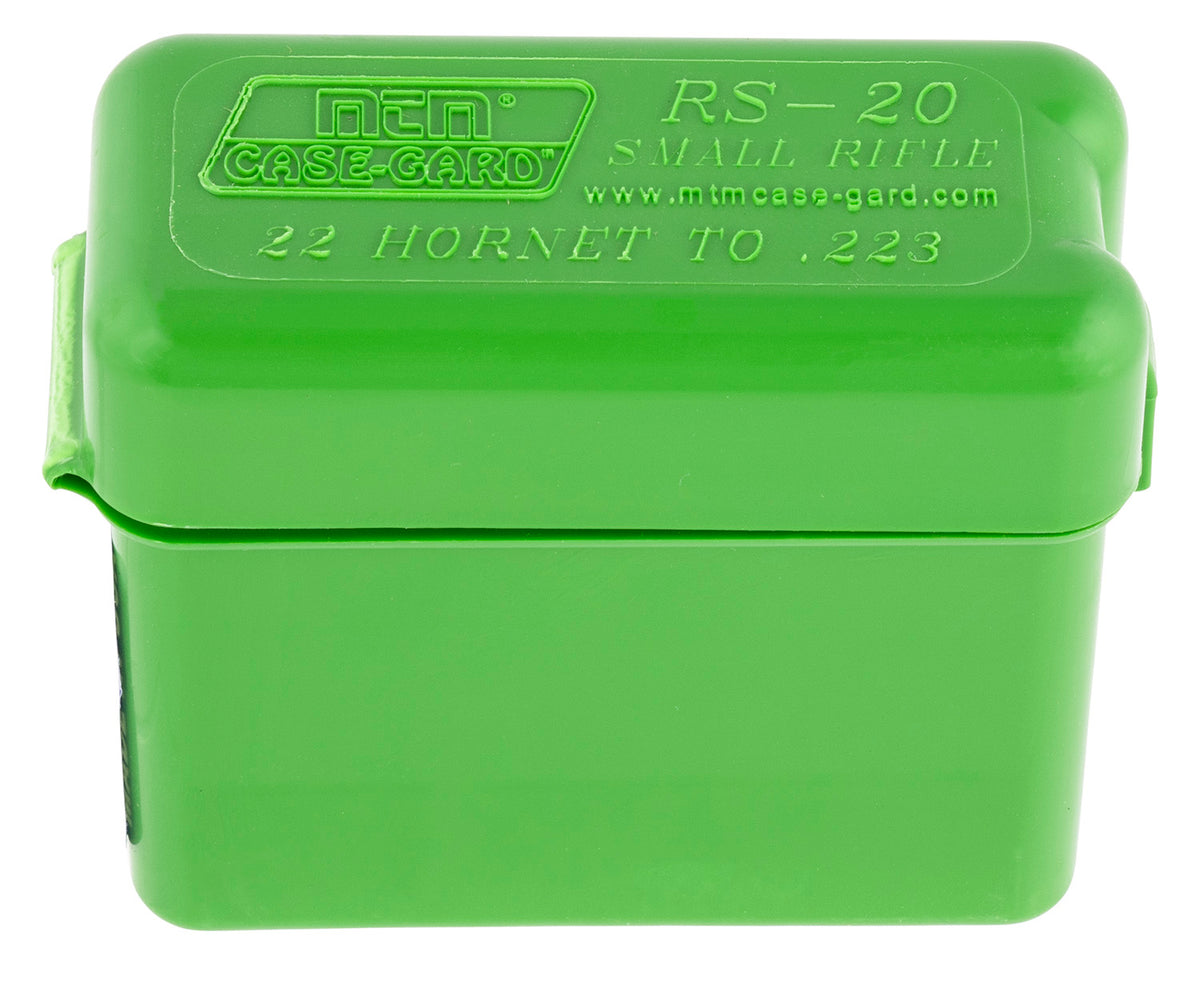 MTM Case-Gard RL2010 Green Polypropylene 20 Round Belt-Style Rifle Ammo Carrier