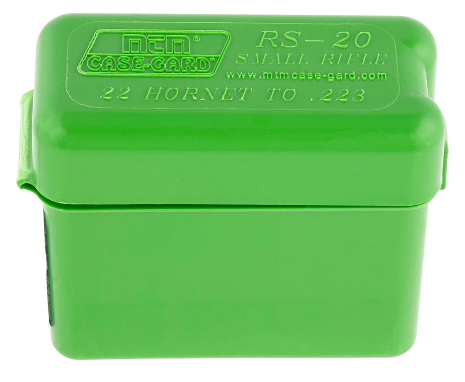 MTM Case-Gard RL2010 Green Polypropylene 20 Round Belt-Style Rifle Ammo Carrier