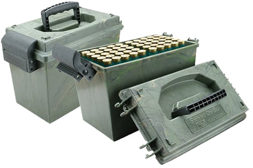 MTM Case-Gard SD-100 12 Gauge Shotshell Dry Storage Box 100rd Wild Camo