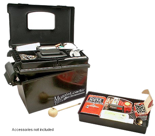 MTM ML140 Muzzleloader Weather Resistant Dry Storage Box Black