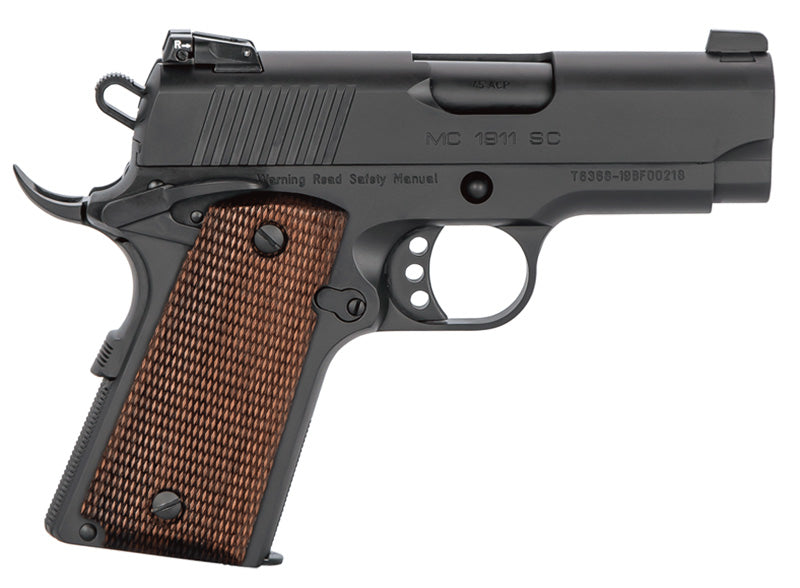 EAA MC1911SC Officer .45 ACP Pistol, 3.4" Barrel, 6+1 Capacity