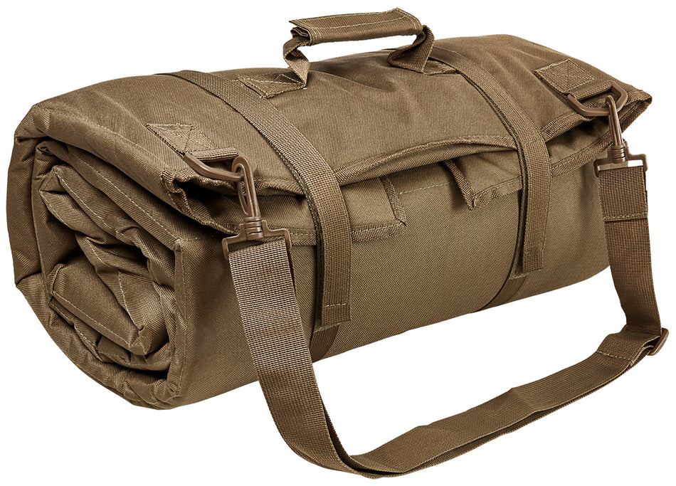NcStar CVSHMR2957T Tan PVC Roll-Up Shooting Mat 69" x 35"