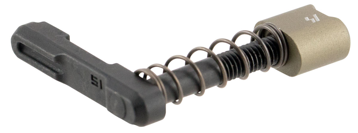 Strike AR Magazine Catch Black Steel Body Flat Dark Earth 6061-T6 Aluminum Release Button AR Platform