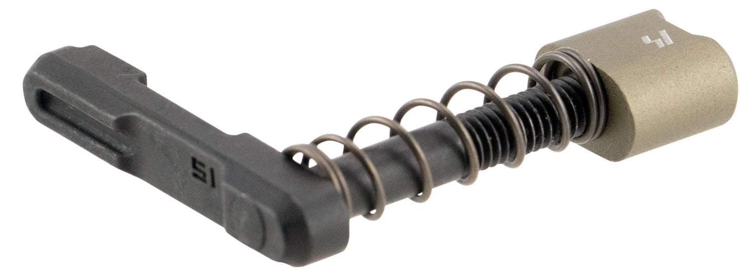 Strike AR Magazine Catch Black Steel Body Flat Dark Earth 6061-T6 Aluminum Release Button AR Platform