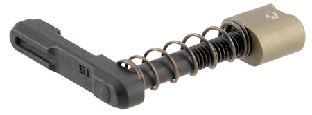 Strike AR Magazine Catch Black Steel Body Flat Dark Earth 6061-T6 Aluminum Release Button AR Platform
