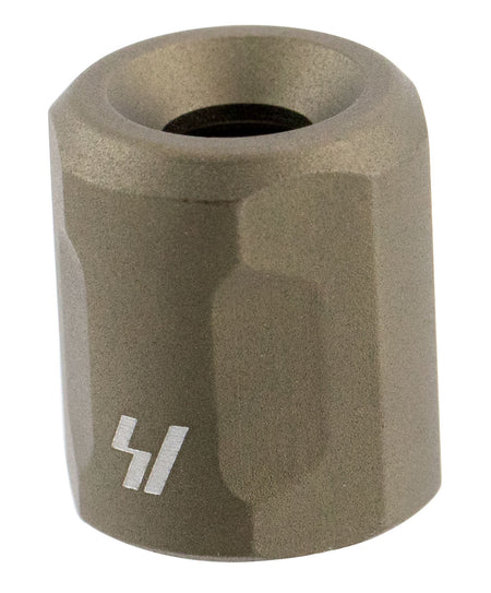Strike Industries AR Barrel Thread Protector Flat Dark Earth Aluminum 1/2"-28 tpi 223 Rem 5.56x45mm