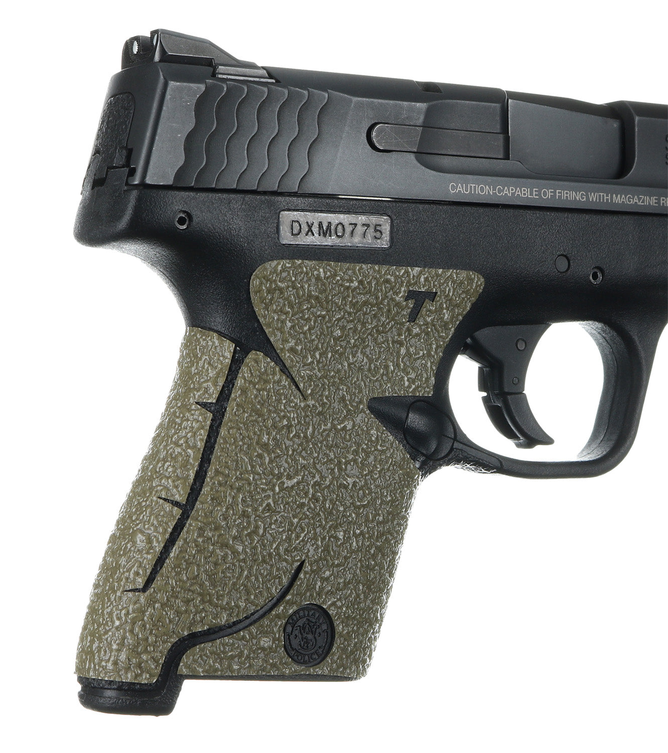 Talon 705M Textured Moss Rubber Grip Wrap for Smith & Wesson M&P Shield 9mm/40