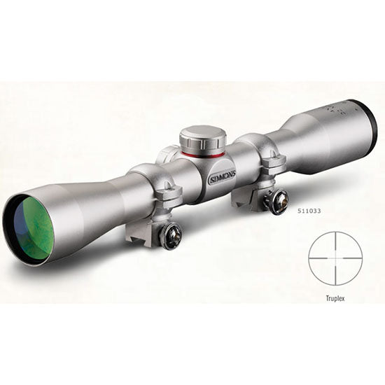 Simmons .22 Mag 4x 32mm Obj 1-Inch Tube Silver Truplex Riflescope