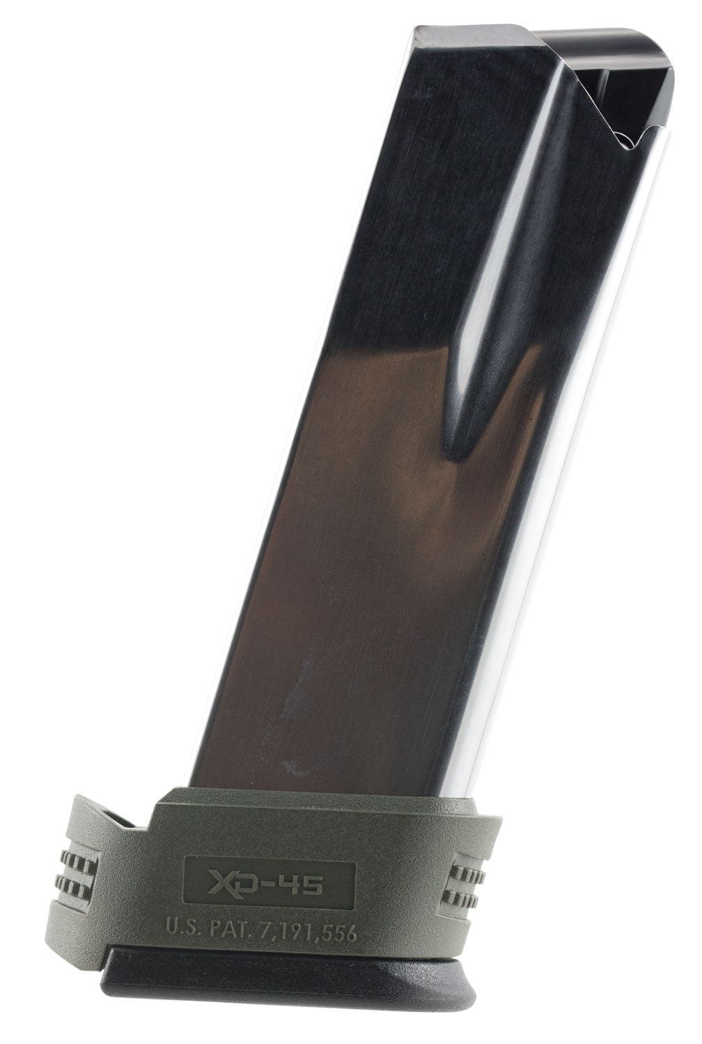 Springfield Armory XD Compact Magazine XD4548 13 Round 45 ACP Stainless Steel OD Green Sleeve