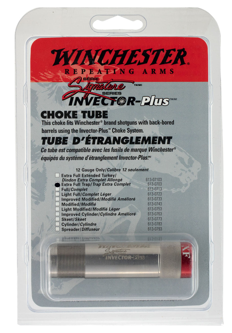 Winchester Invector Plus Signature Series 12 Gauge Improved Cylinder Choke Tube SS