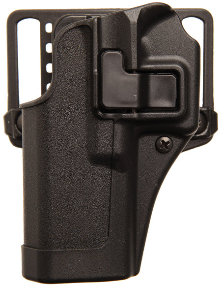 Blackhawk Serpa CQC Concealment Holster Size 20 Matte Black Polymer Belt Loop Paddle Fits S&W J-Frame 2 Inch Barrel Left Hand
