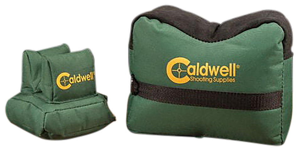 Caldwell DeadShot Prefilled Shooting Bag Combo Dark Green Polyester Front and Rear Bags Model 939333