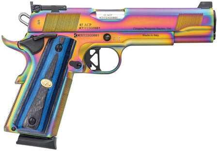 Charles Daly 1911 Empire Full-Size .45 ACP Handgun, 8+1, Blue Laminate Grip
