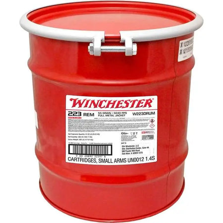 Winchester .223 Remington Rifle Ammo USA WHITE BOX Full Metal Jacket FMJ 55 grain 