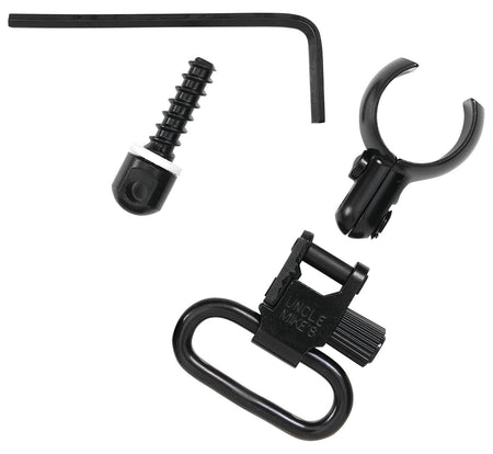 Uncle Mike's 13912 Quick Detach Magnum Band Swivel Set Tri-Lock Blued 1-Inch Loop for Magnum Tubes .630-.675"
