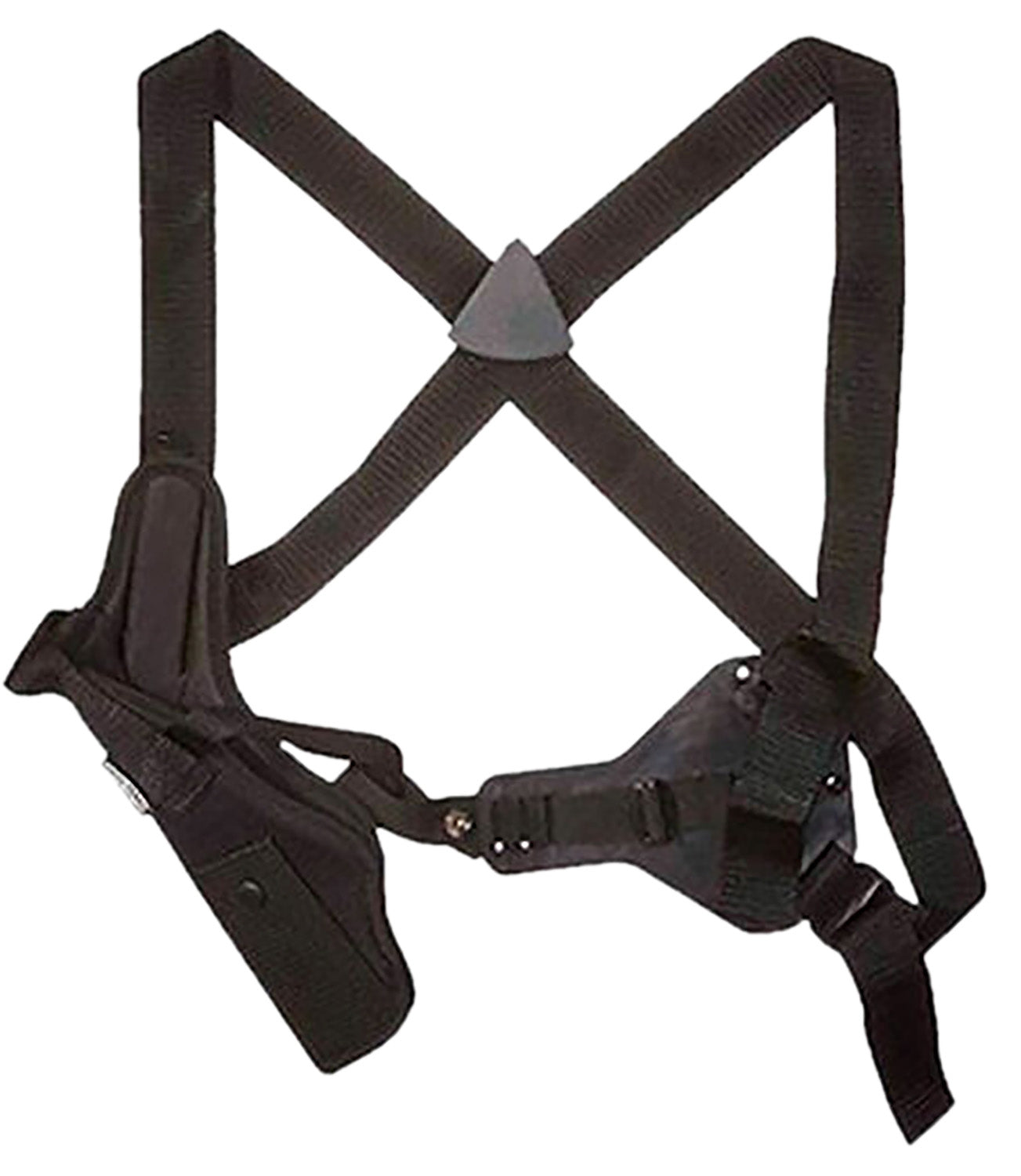 Uncle Mike's Sidekick Size 04 Vertical Shoulder Holster Black Cordura Right Hand Fits Med/Large DA Revolver 7-8.5" Barrel