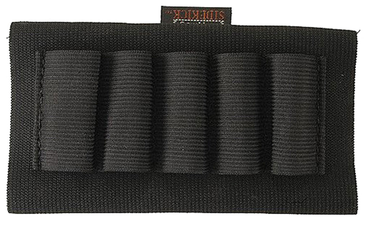 Uncle Mike's 88491 5-Round Shotgun Stock Shell Holder Black Nylon Elastic