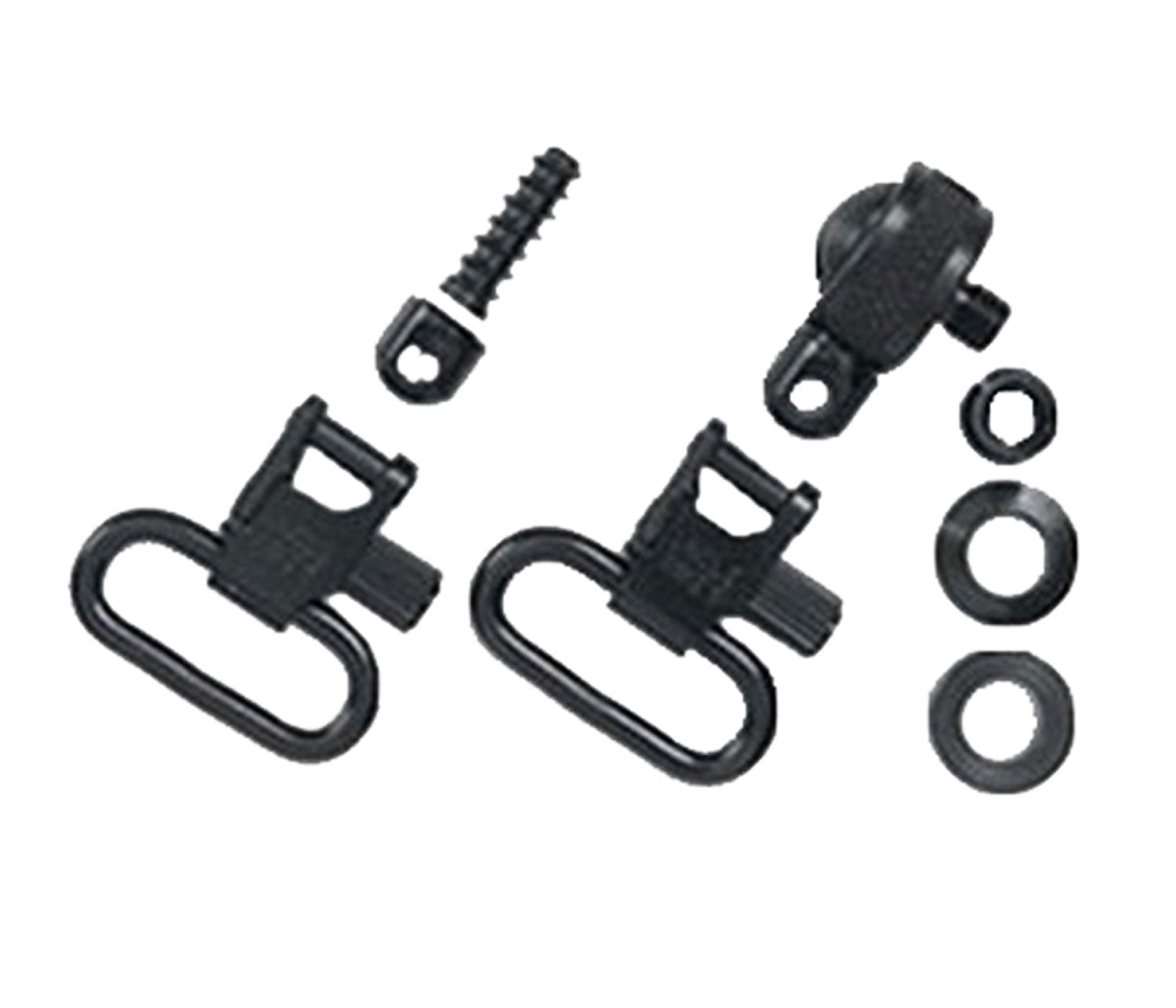 Uncle Mike's 15612 QD 115 MC Magnum Swivel Set Blued 1-Inch Loop for Most Pump & Semi-Auto Shotguns