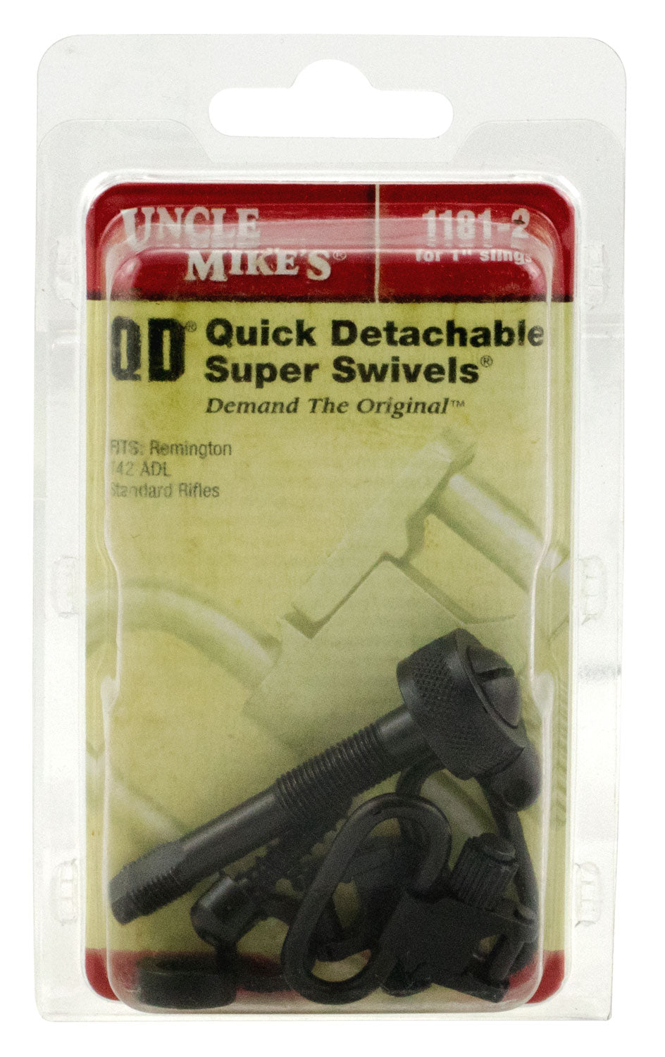 Uncle Mike's 11812 Rifle Sling Swivel for Remington 742 ADL Blued 1" Loop