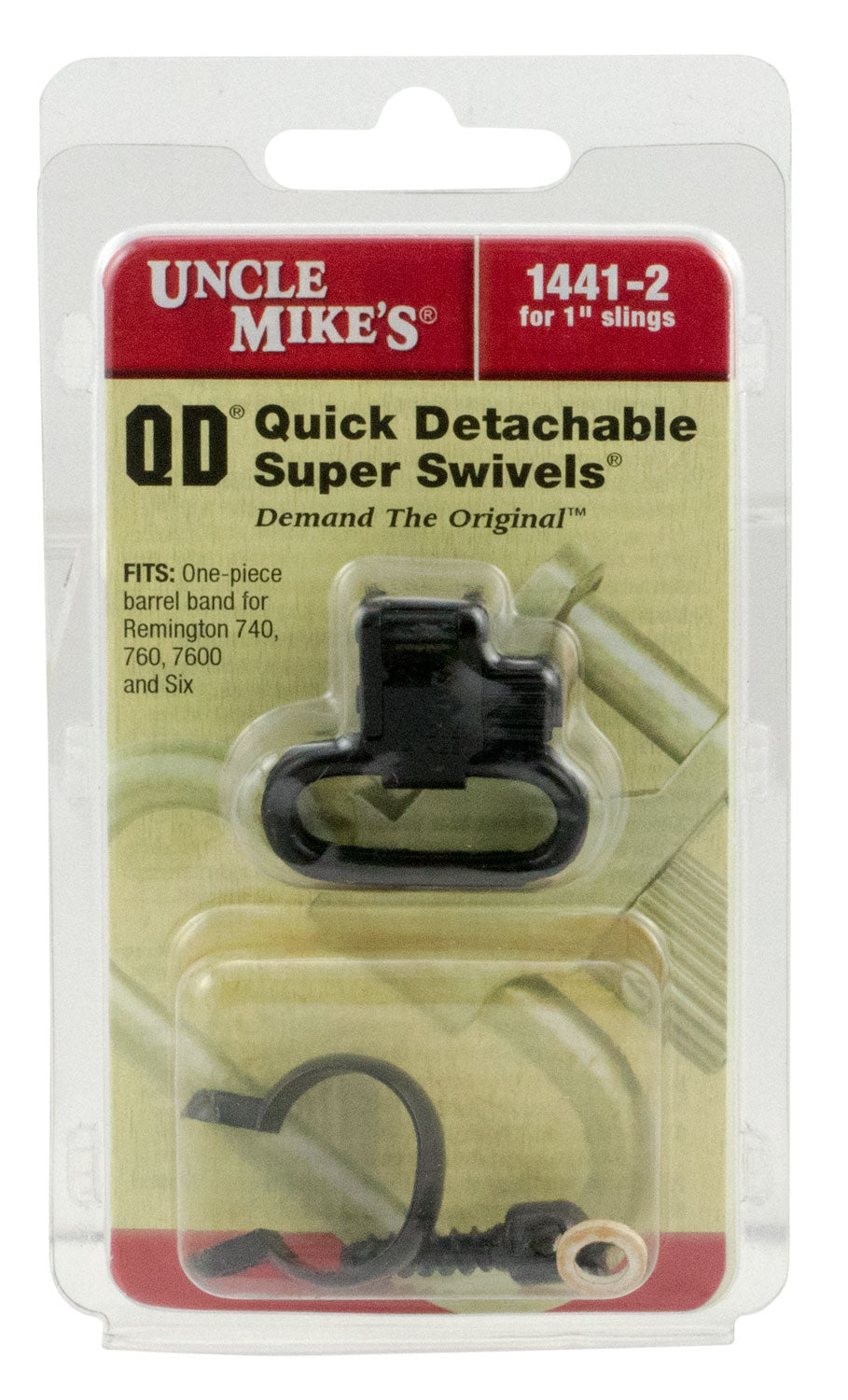 Uncle Mike's 14412 QD Super Swivel Blued 1-Inch Loop for Remington 7600 and 760 (1969 to Present)