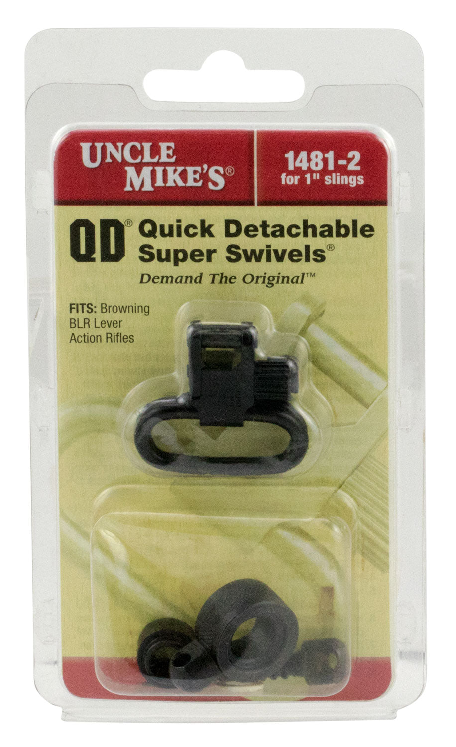 Uncle Mike's 14812 QD 115 BLR Super Swivel Blued 1-Inch Loop for Browning BLR Rifles