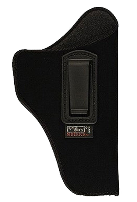 Uncle Mike's IWB Holster Size 02 Black Suede-Like Belt Clip Right Hand Fits Med/Intermediate DA Revolver 4" Barrel