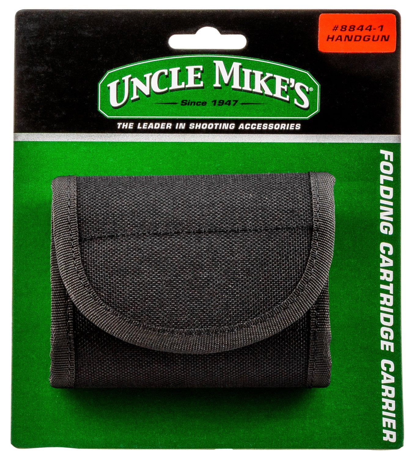 Uncle Mike's 8844 Handgun Folding Cartridge Carrier 12rd Black Nylon