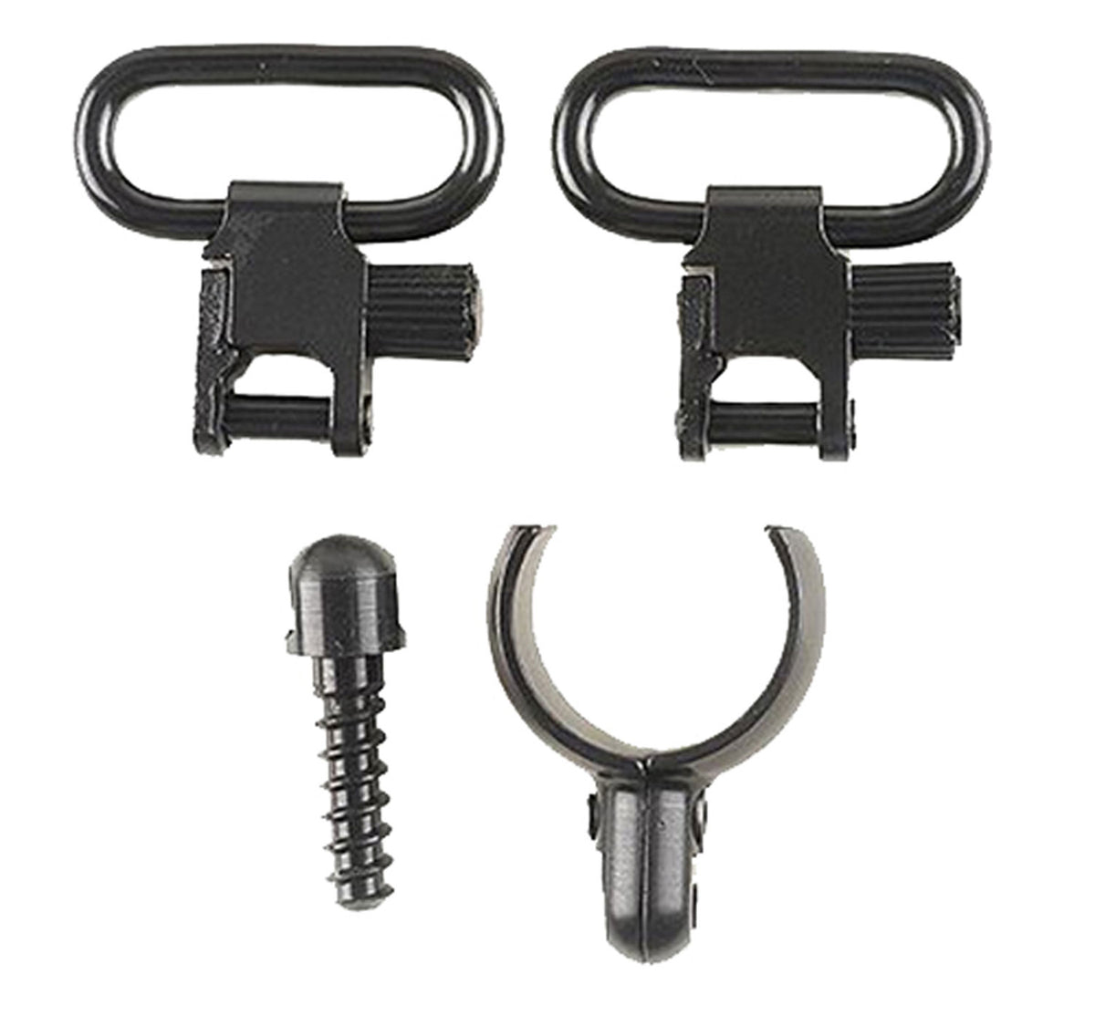 Uncle Mike's 15932 Quick Detach Magnum Band Swivel Set Blued 1-Inch Loop for 12 Gauge Shotguns