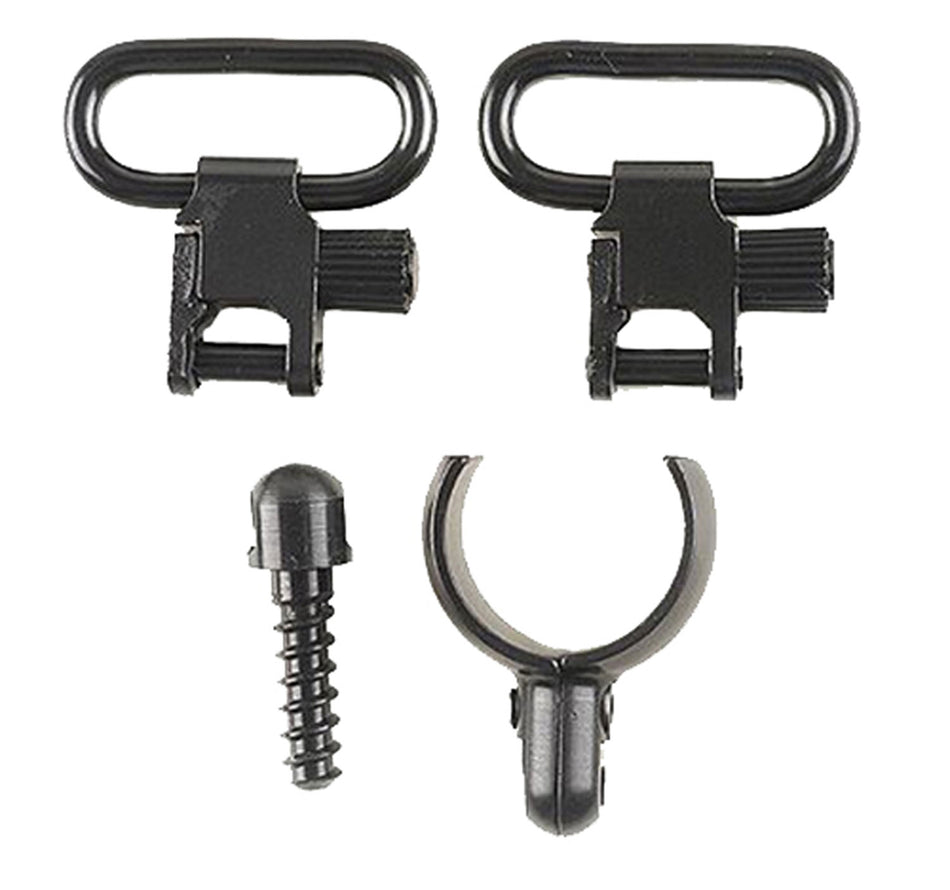 Uncle Mike's 15932 Quick Detach Magnum Band Swivel Set Blued 1-Inch Loop for 12 Gauge Shotguns