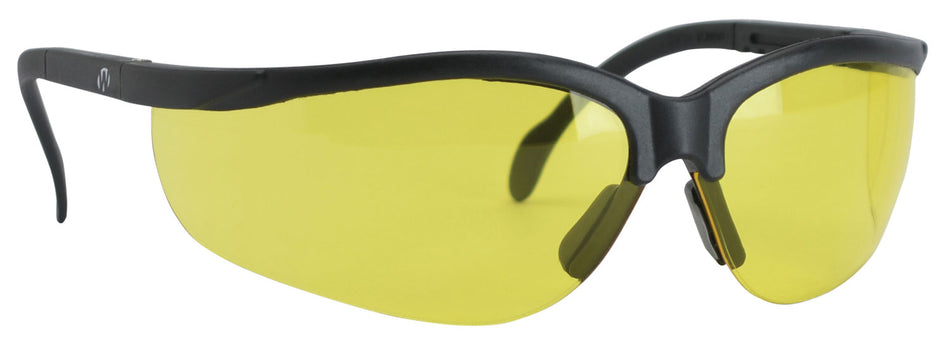 Walker's Sport Glasses, Yellow Polycarbonate Lens, Black Frame (Adult)