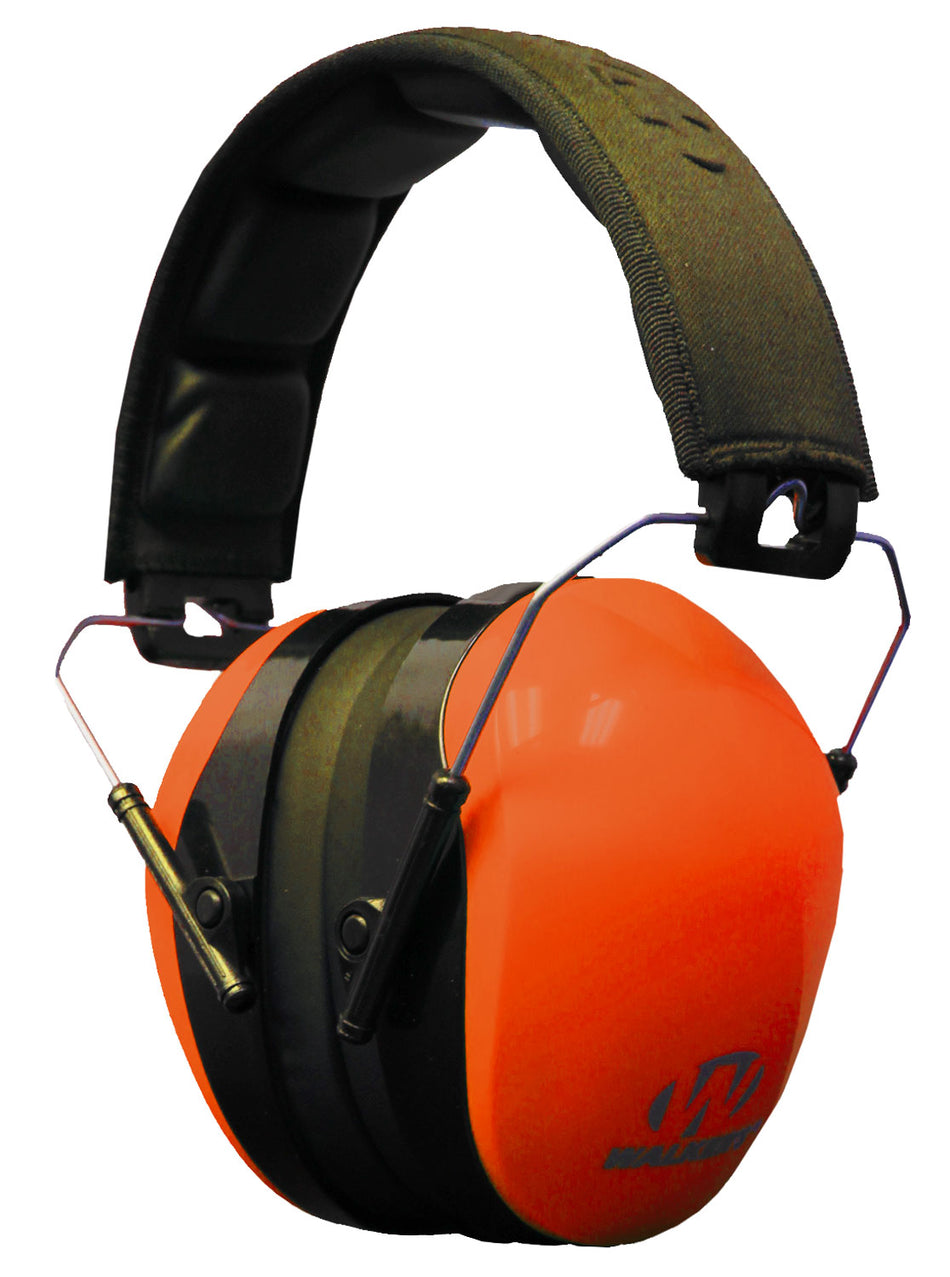 Walker's GWPDCPMBO Advanced Passive Hearing Muff 26 dB Blaze Orange/Black with Foam Plugs