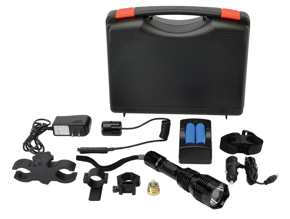 Cyclops VB250 Varmint Light Kit 250 Lumen Red/Green/White Filter Black with Mounts