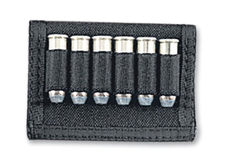 Uncle Mike's 88401 Handgun Cartridge Slide Black Nylon 6 Rounds 2.25" Belt