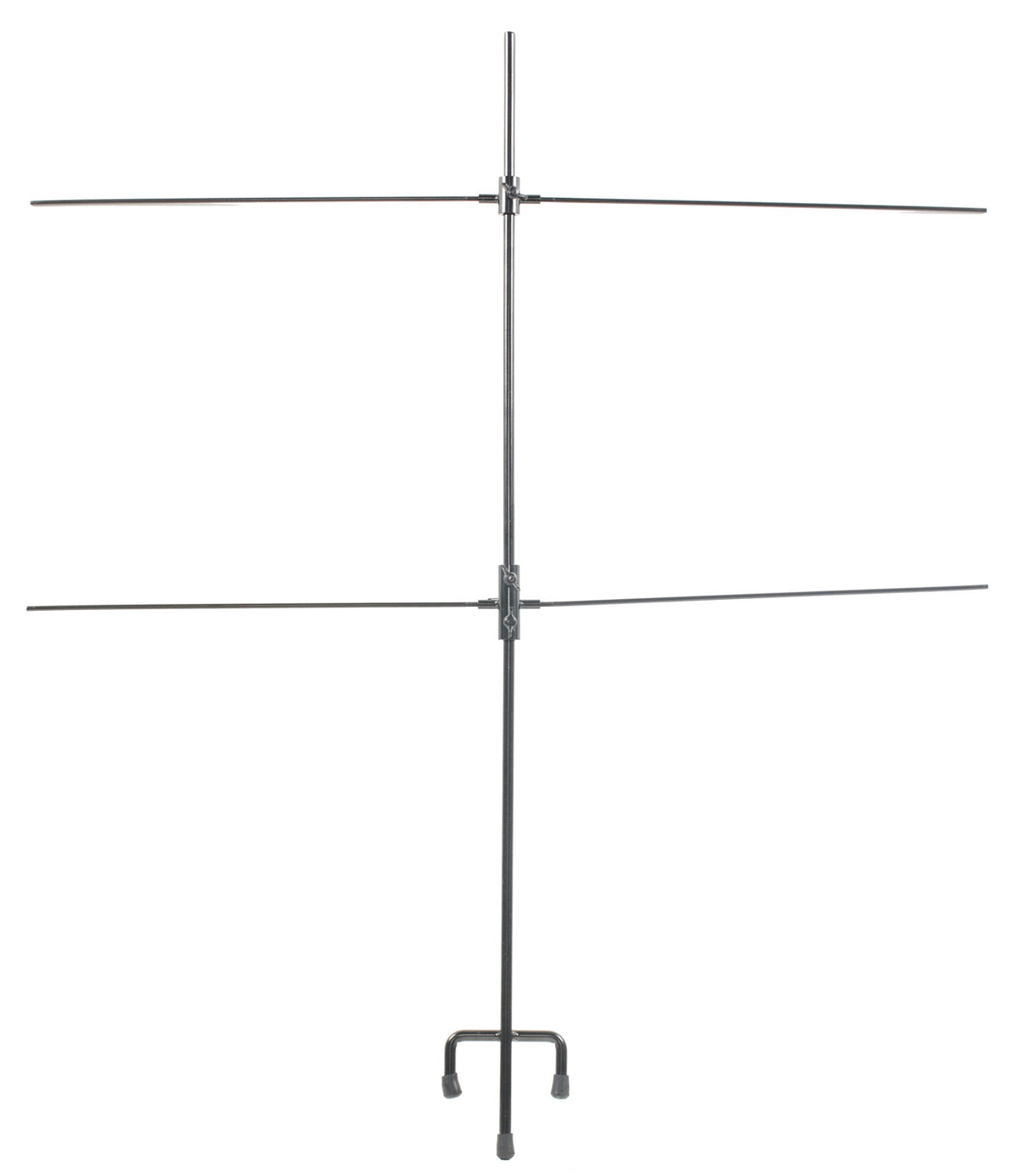 SME SMETGTST Steel Double Target Stand, Powder-Coated Black, 8 Clips Included
