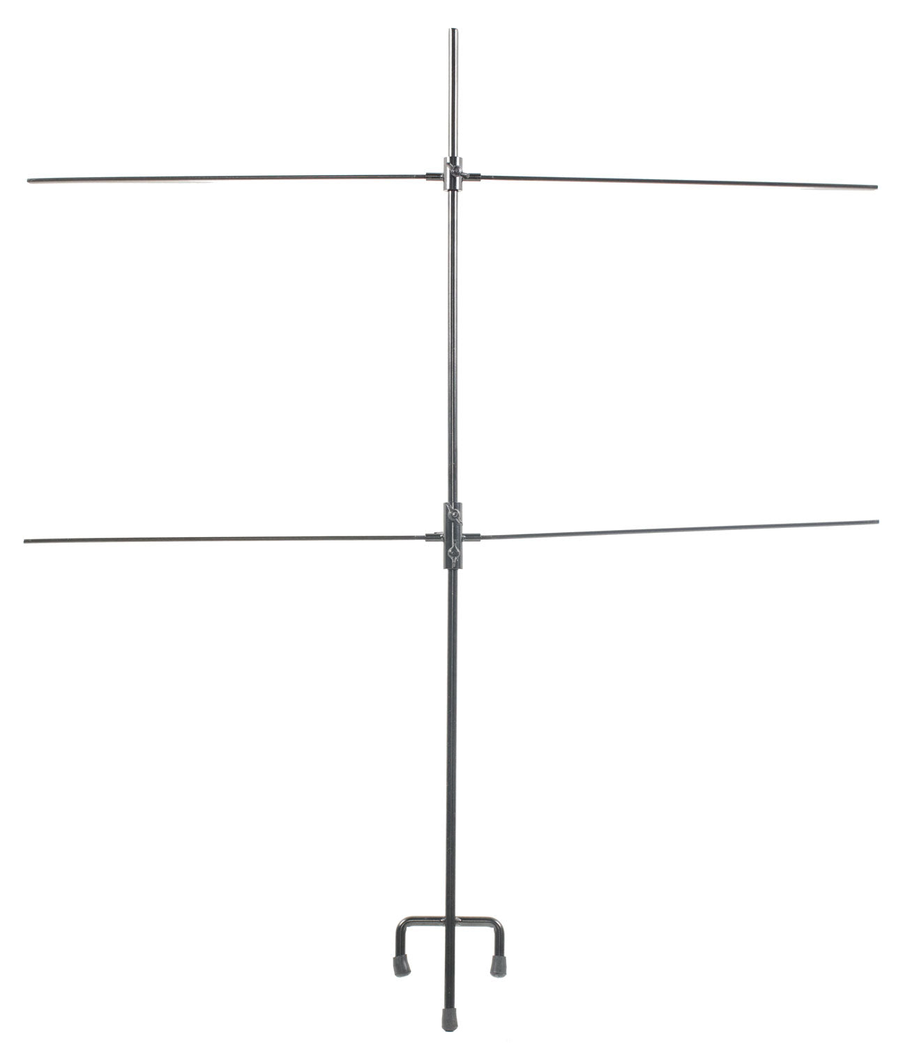 SME SMETGTST Steel Double Target Stand, Powder-Coated Black, 8 Clips Included