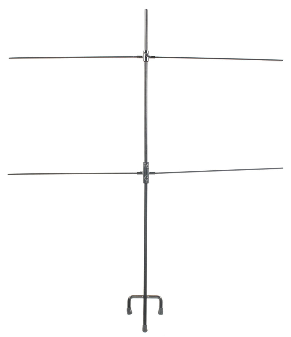 SME SMETGTST Steel Double Target Stand, Powder-Coated Black, 8 Clips Included