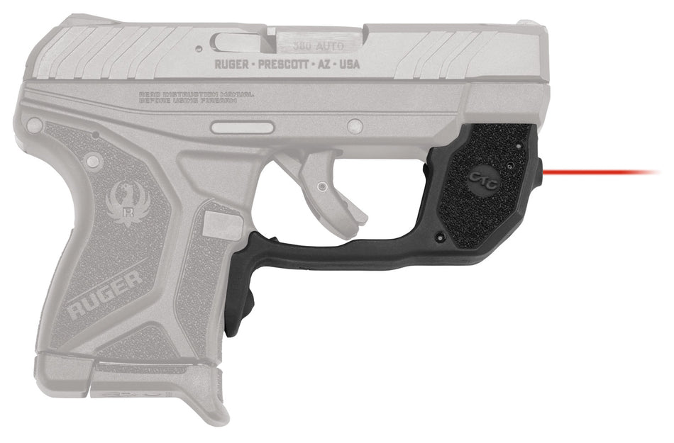 Crimson Trace Laserguard 0173101 Fits Ruger LCP II Pistol, Red Laser Black Polymer