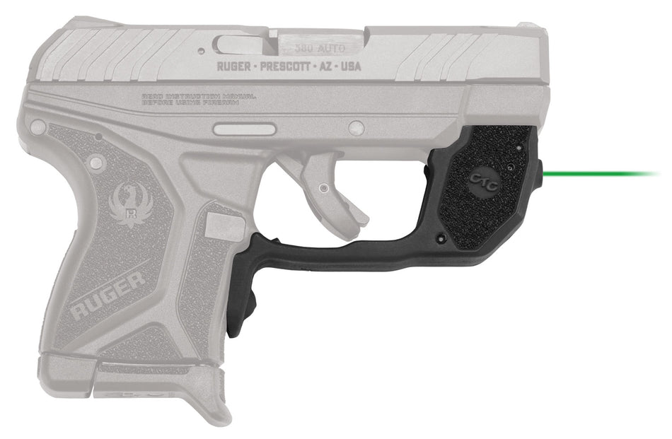 Crimson Trace Laserguard 0173001 Fits Ruger LCP II Pistol, Green Laser Black Polymer
