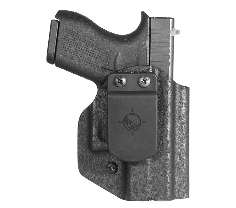 Mission First Tactical Appendix/IWB/OWB Holster, Fits Glock 43, Ambidextrous, Boltaron Black
