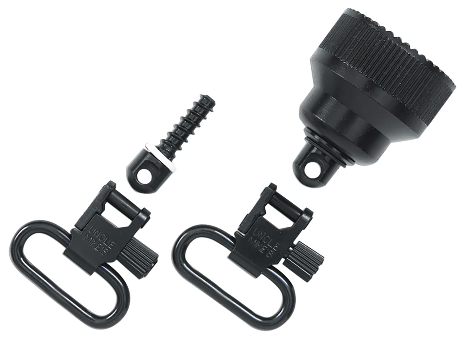 Uncle Mike's 18015 Magazine Cap Swivel Set Quick Detach Blued Remington 870 20 Gauge