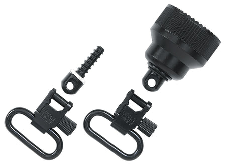 Uncle Mike's 18015 Magazine Cap Swivel Set Quick Detach Blued Remington 870 20 Gauge