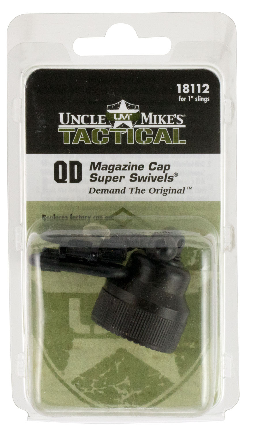 Uncle Mike's 18112 Magazine Cap Quick Detach Swivel Set Blued Mossberg 590 835