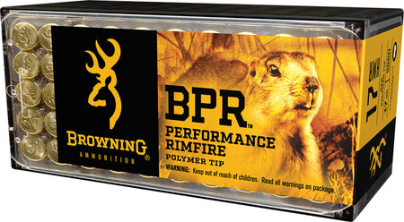 Browning .17 HMR B195117050 BPR Performance Rimfire Performance Polymer Tip PT 17 Grain