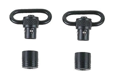 Uncle Mike's MO10112 Push Button QD Super Swivel Blued 1-Inch Detachable Sling Swivel