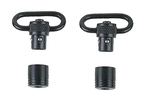 Uncle Mike's MO10112 Push Button QD Super Swivel Blued 1-Inch Detachable Sling Swivel