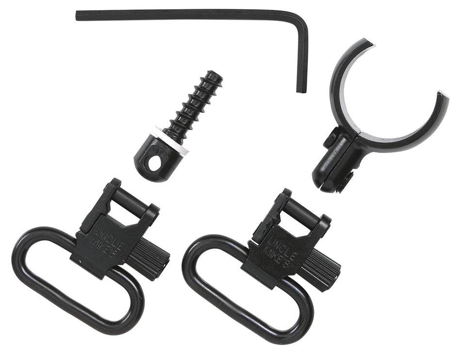 Uncle Mike's 15922 QD Magnum Band Swivel Set Blued 1 Inch Winchester 12 Gauge O/U